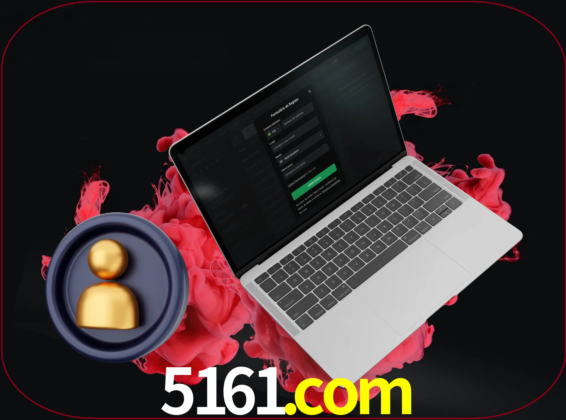 No cabeçalho do site 5161, clique no botão que o levará a um formulário especial onde terá de introduzir as suas informações actuais.