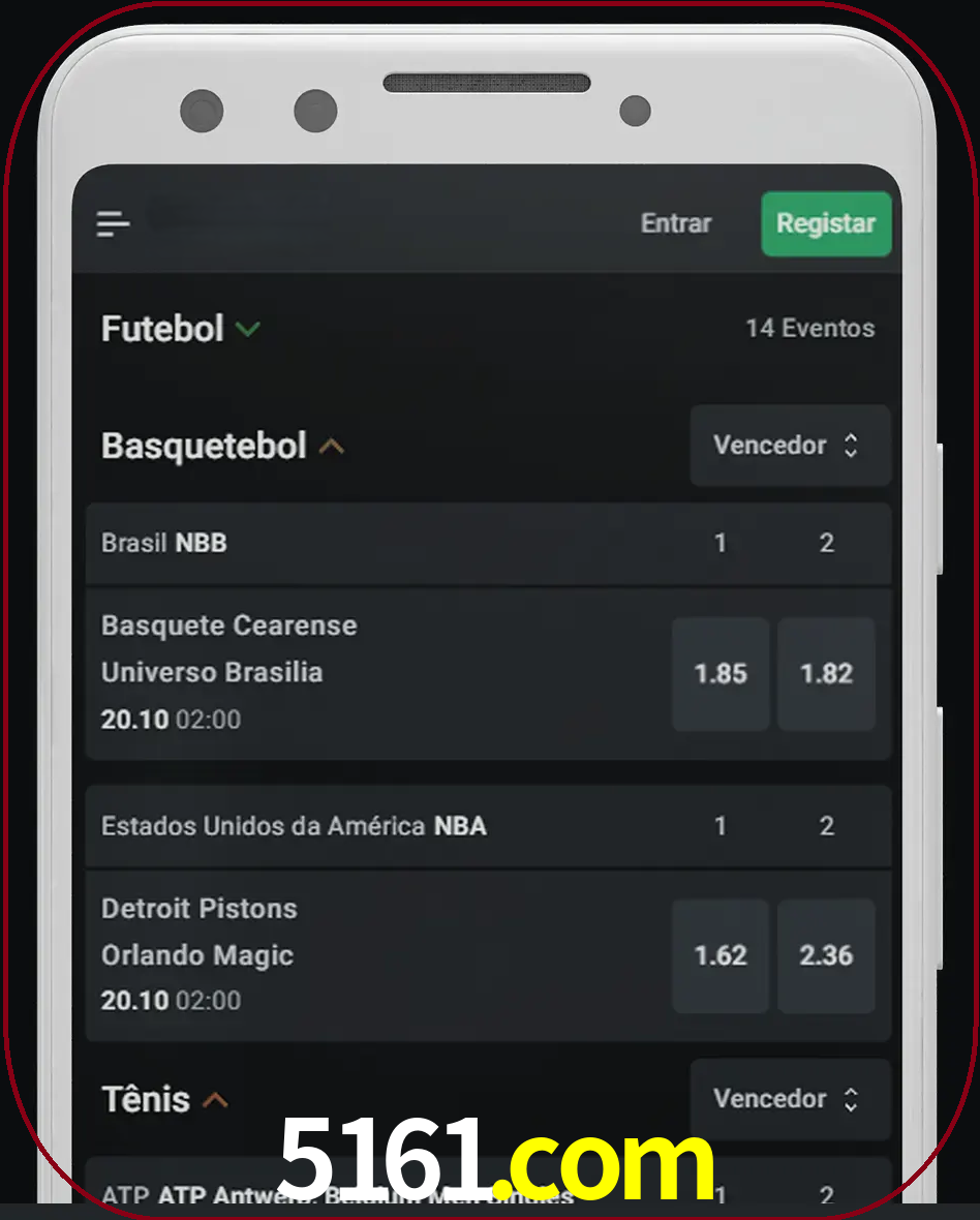 Aposte e assista aos esportes em formato ao vivo.